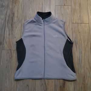 The North Face Grey Fleece Vest XL